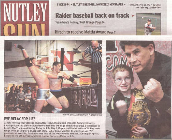 IWF LOUD 'n' PROUD Event featured in Nutley Sun Newspaper