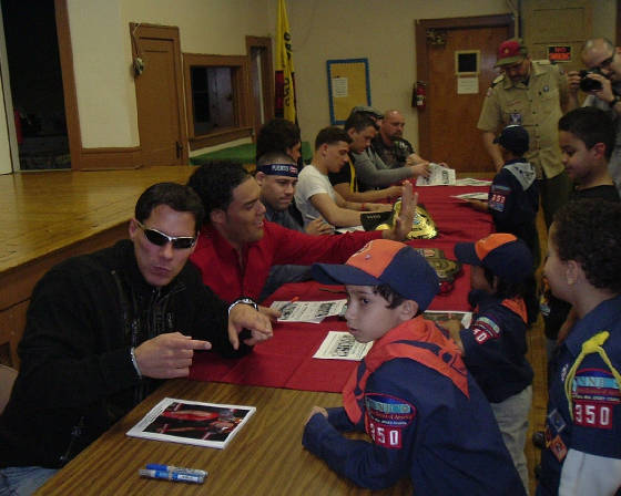 IWF Community Outreach Autograph Session @ Belleville NJ Cub Scout Pack 350