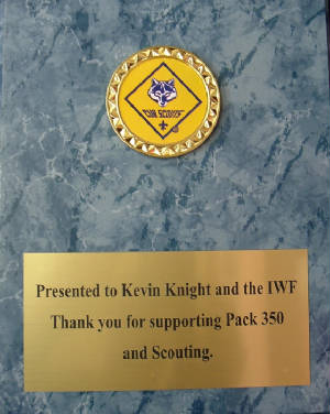 IWF - Cub Scout Award