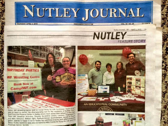 IWF Community Expo in Nutley Journal Newspaper (March 2015)