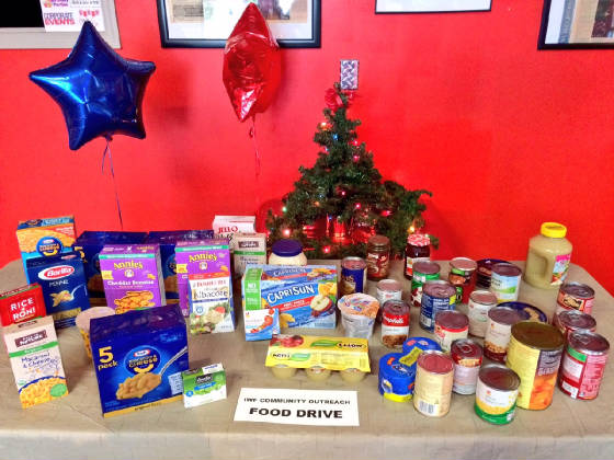 IWF Food Drive for Nutley Family Service Bureau