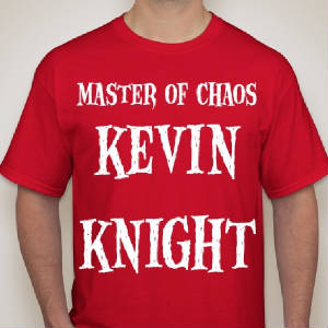 NEW: Vintage Logo Master of Chaos Kevin Knight T-Shirt