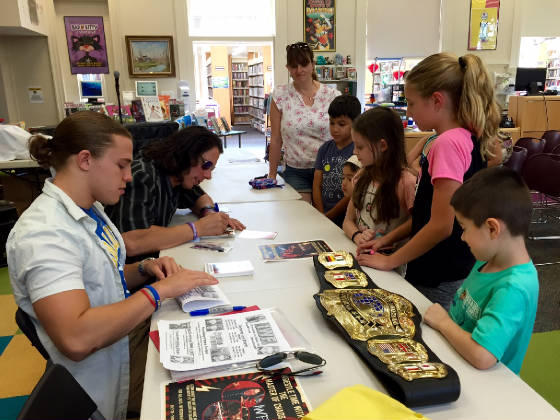 Michael Cammett and Kevin Knight at Nutley Public Library Summer Reading Program