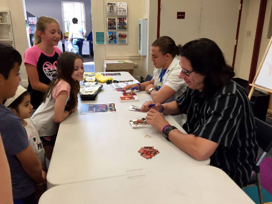 Kevin Knight and Michael Cammett at Nutley Public Library Summer Reading Program