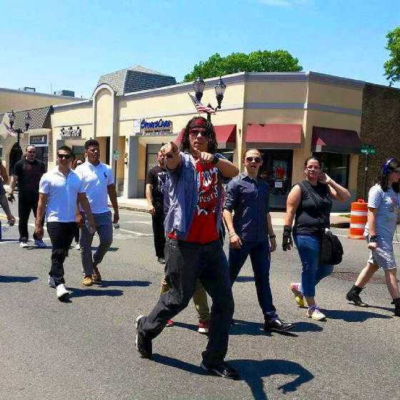 IWF Wrestlers March in Memorial Day Parade (May 2015)