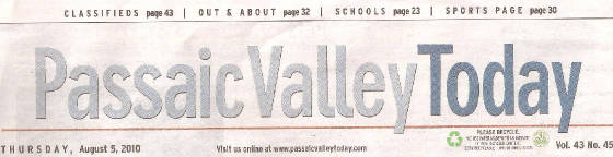 Passaic Valley Today Newspaper