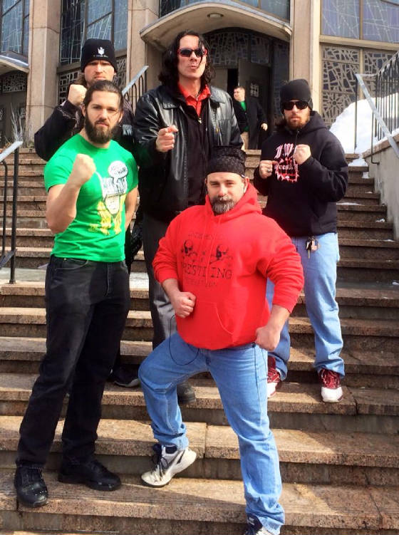 IWF Wrestlers March in Nutley St. Patrick's Day Parade (March 2015)