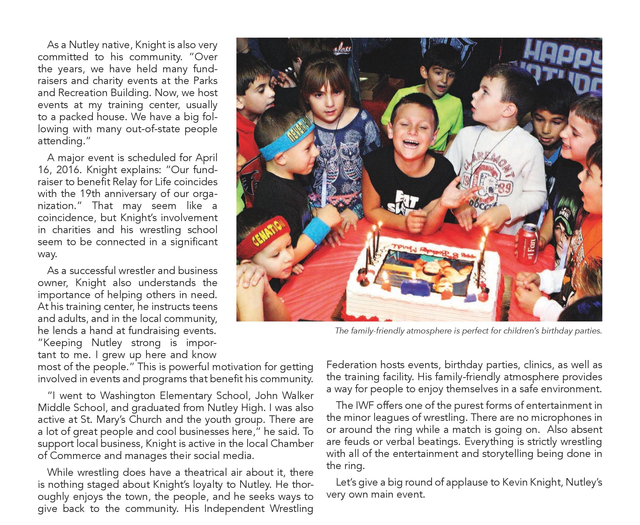 Page 1 | IWF in Nutley Neighbors Magazine